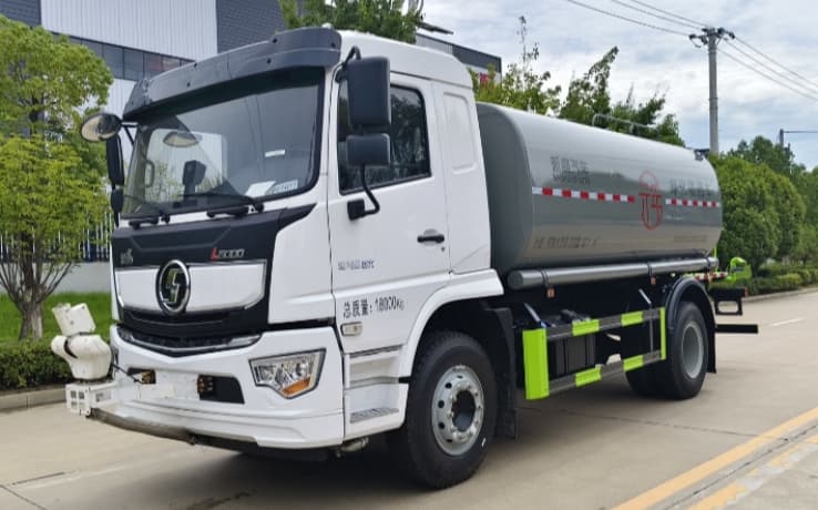 元年牌15方陕汽德龙L5000洒水车