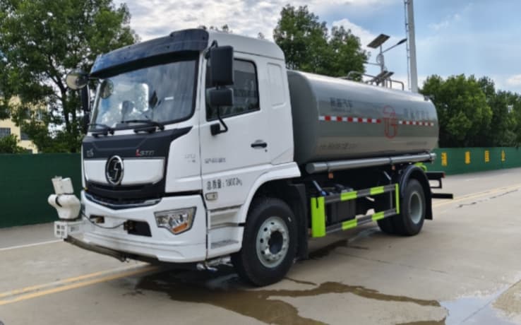 元年牌15方陕汽德龙L5000洒水车